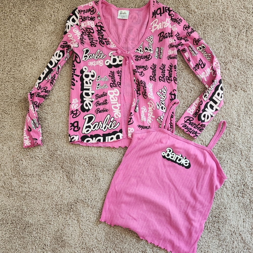 Barbie Pink 2 Piece Top Set